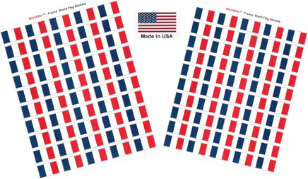 France flag sheet stickers