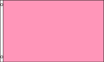 Pink Polyester Flag