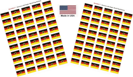 Germany Flag with Eagle Sheet Stickers