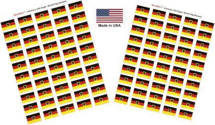 Germany with Eagle flag sheet stickers