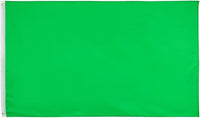 Green Polyester Flag