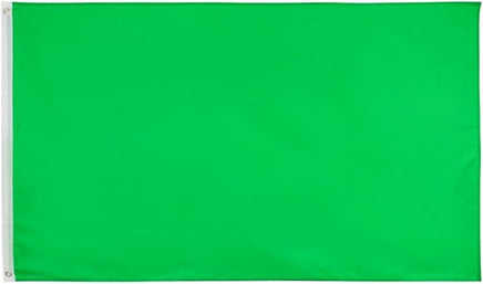 Green Polyester Flag