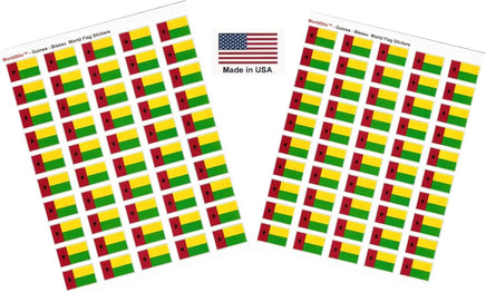 Guinea-Bissau flag sheet stickers