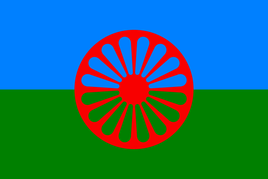 Romani 3'x5' Polyester Flag
