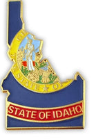 State Map Shape Pins Flag Background