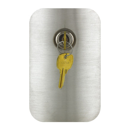 Internal Halyard Door for Aluminum Flagpoles - Silver