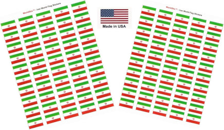 Iran flag sheet stickers