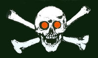 Jolly Roger Red Eye Flag
