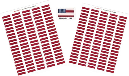 Latvia flag sheet stickers
