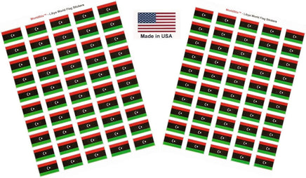 Libya flag sheet stickers