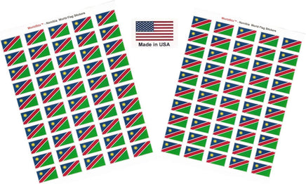 Namibia flag sheet stickers