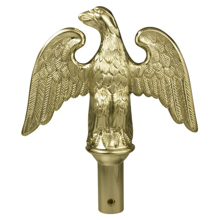 Gold perched eagle ornament