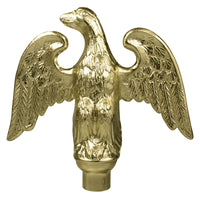 Gold perched eagle ornament