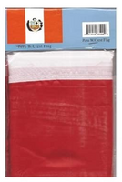 Peru polyester flag in its packaging