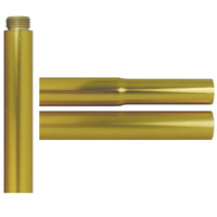 Gold aluminum indoor parade pole top