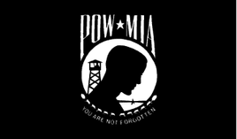 POW-MIA Polyester Flag - 3′x5′