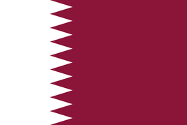 Qatar Full Size Polyester Flag
