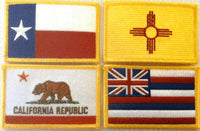 State Flag DuraGrip Rectangle Patches