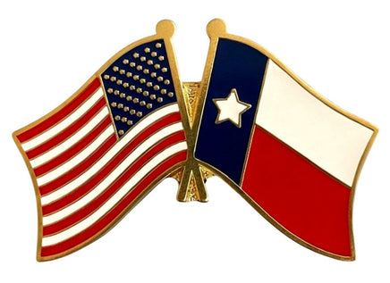 Texas Flag Double Pin