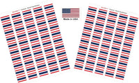 Country Flag Sheet Stickers T-Z