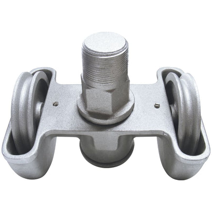 Eder HDT-2 Heavy-Duty Flagpole Truck - Threaded, Revolving, Double Pulley