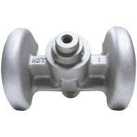Eder HDT-2 Heavy-Duty Flagpole Truck - Threaded, Revolving, Double Pulley