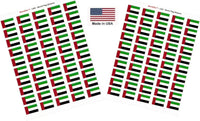 Country Flag Sheet Stickers T-Z
