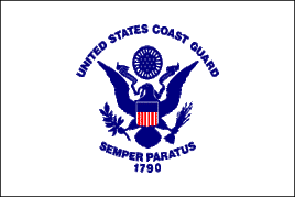 US Coast Guard Polyester Flag - 3′x5′