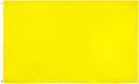 Yellow Polyester Flag