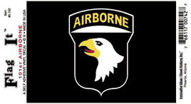 101st Airborne Flag Decal