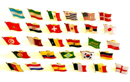 2023 Women's World Cup Flag Set - 32 Pins