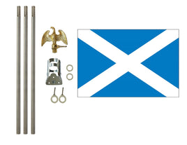 3'x5' Scotland Polyester Flag with 6' Flagpole Kit
