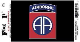 82nd Airborne Flag Decal