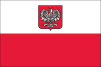 Poland (Eagle) 3'x5' Nylon Flag