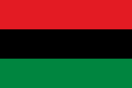 African American 3'x5' Polyester Flag