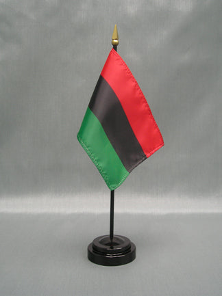 African American Deluxe Miniature Flag