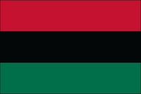Afro-American 3'x5' Nylon Flag