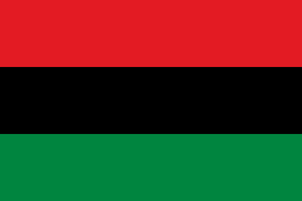 Afro-American 3'x5' Polyester Flag