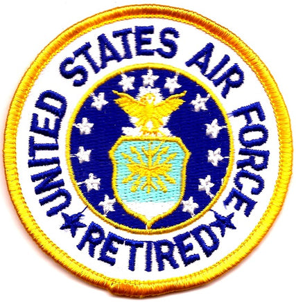 Air Force Retired Patch - Round