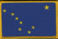 Alaska State Flag Patch - Rectangle