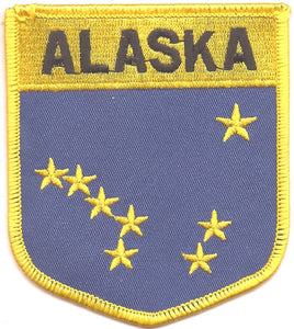 Alaska State Flag Patch - Shield