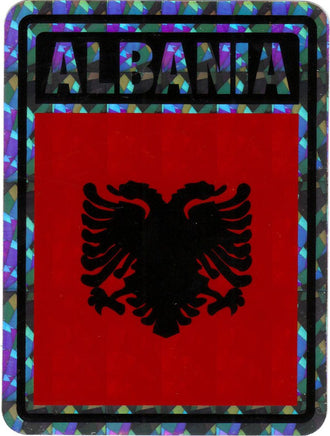 Albania Reflective Decal