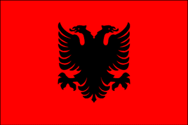 Albanian Polyester Flag