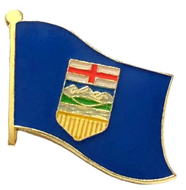 Alberta Flag Lapel Pins - Single