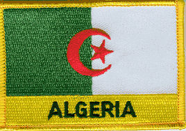 Algeria Flag Patch - With Name