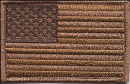 American Flag Patch - Subdued Brown - Left Hand