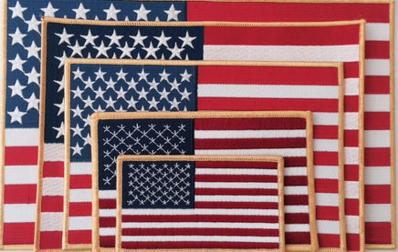 American Flag Patches - Large Sizes