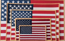 American Flag Patches - Large Sizes