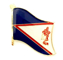 American Samoan Flag Lapel Pins - Single