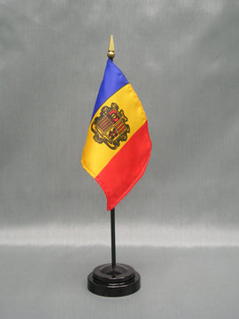 Andorran Deluxe Miniature Flag